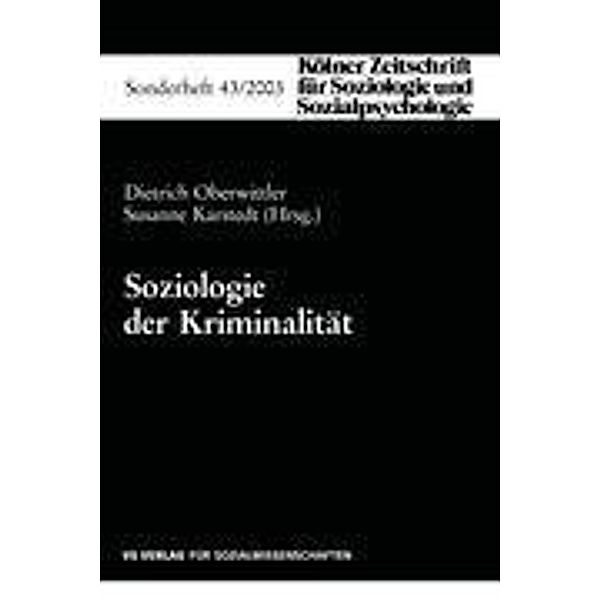 Soziologie der Kriminalität