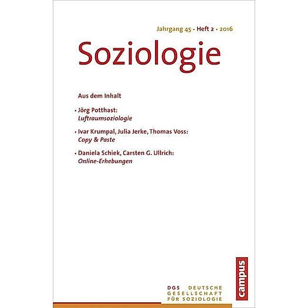 Soziologie Jg. 45 (2016) 2