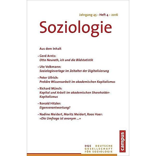 Soziologie Jg. 45 (2016) 4