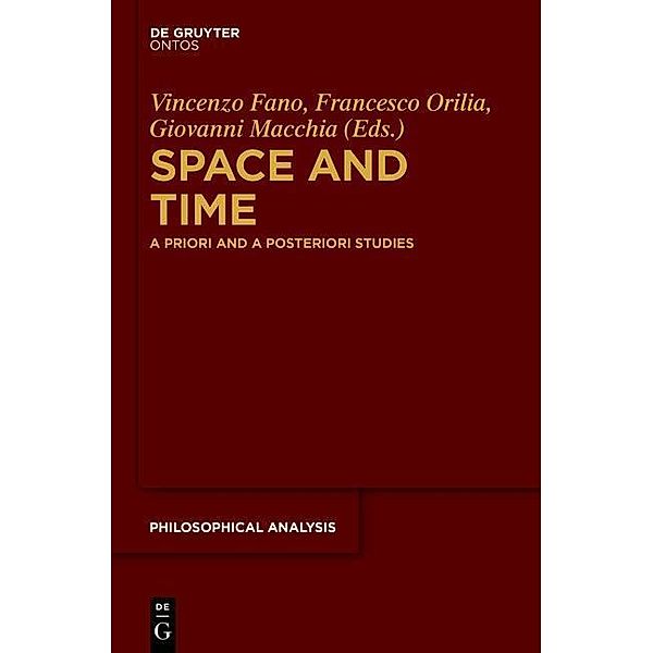 Space and Time / Philosophische Analyse / Philosophical Analysis Bd.54