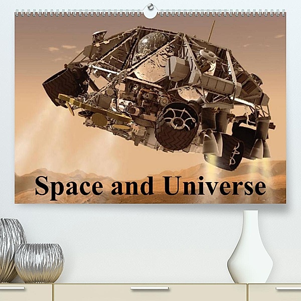 Space and Universe (Premium, hochwertiger DIN A2 Wandkalender 2023, Kunstdruck in Hochglanz), Elisabeth Stanzer