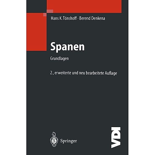 Spanen / VDI-Buch, Hans Kurt Toenshoff