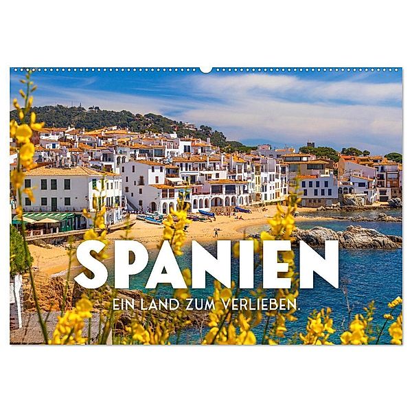 Spanien - ein Land zum Verlieben. (Wandkalender 2024 DIN A2 quer), CALVENDO Monatskalender, SF
