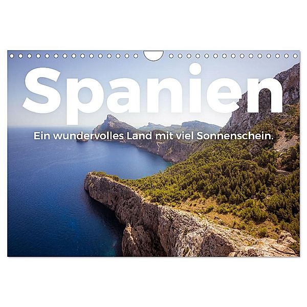 Spanien - Ein wundervolles Land mit viel Sonnenschein. (Wandkalender 2024 DIN A4 quer), CALVENDO Monatskalender, M. Scott