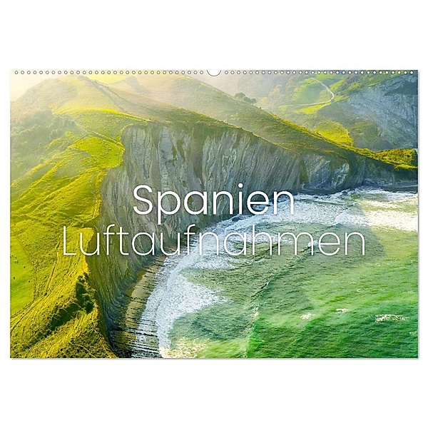Spanien Luftaufnahmen (Wandkalender 2025 DIN A2 quer), CALVENDO Monatskalender, Calvendo, Happy Monkey