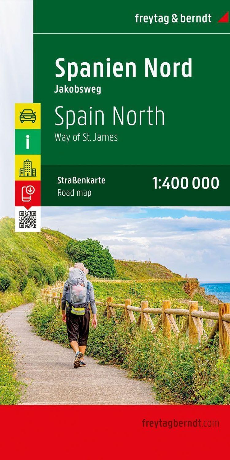 Spanien Nord - Jakobsweg, Autokarte 1:400.000, freytag & berndt Buch  versandkostenfrei bei Weltbild.de bestellen