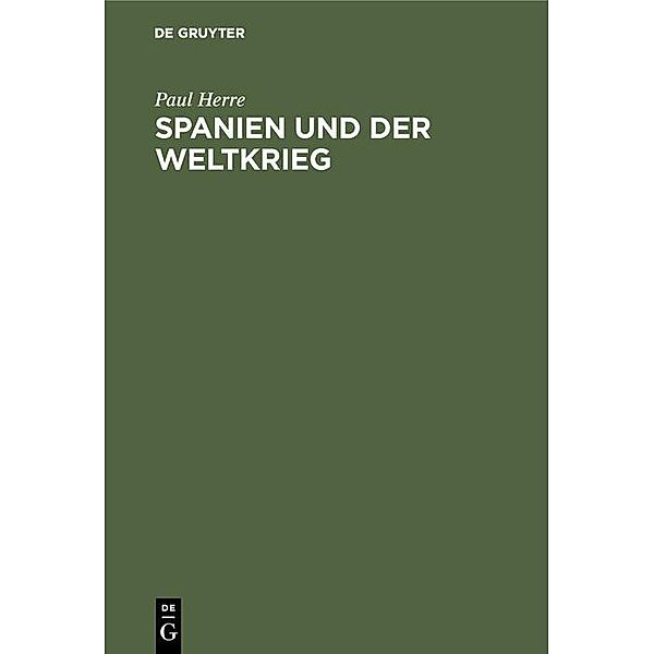 Spanien und der Weltkrieg / Jahrbuch des Dokumentationsarchivs des österreichischen Widerstandes, Paul Herre