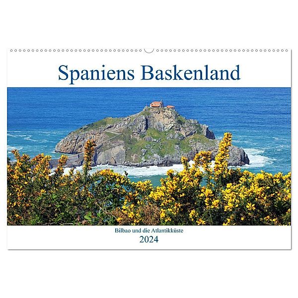 Spaniens Baskenland (Wandkalender 2024 DIN A2 quer), CALVENDO Monatskalender, Gro