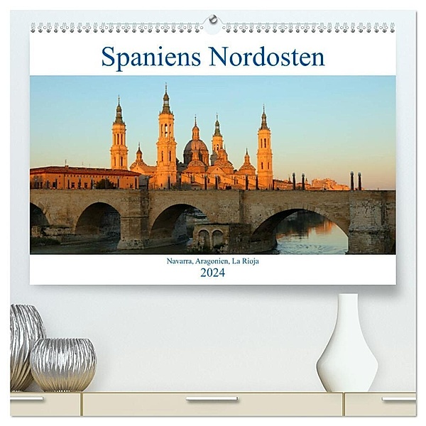 Spaniens Nordosten (hochwertiger Premium Wandkalender 2024 DIN A2 quer), Kunstdruck in Hochglanz, Gro