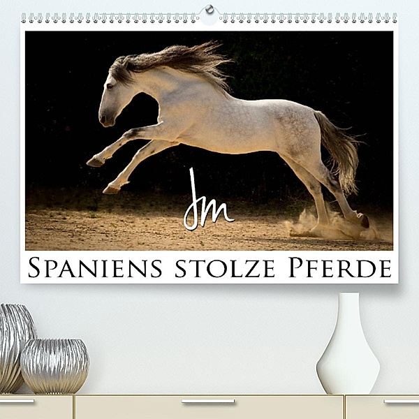 Spaniens stolze PferdeAT-Version  (Premium, hochwertiger DIN A2 Wandkalender 2023, Kunstdruck in Hochglanz), Julia Moll