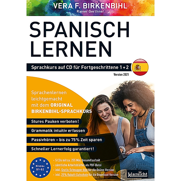 Spanisch lernen für Fortgeschrittene 1+2 (ORIGINAL BIRKENBIHL),Audio-CD, Vera F. Birkenbihl, Rainer Gerthner, Original Birkenbihl Sprachkurs
