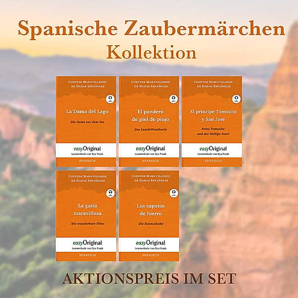 Spanische Zaubermärchen Kollektion (Bücher + 5 Audio-CDs) - Lesemethode von Ilya Frank, m. 5 Audio-CD, m. 5 Audio, m. 5 Audio, 5 Teile, Cuentos