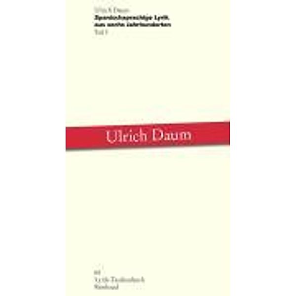 Spanischsprachige Lyrik aus sechs Jahrhunderten