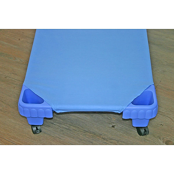 Spannlaken Blau, 130 cm