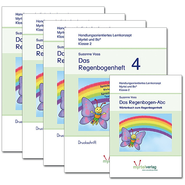 Sparpaket: Regenbogenhefte  (Druckschrift), Suzanne Voss, Sigrid Skwirblies, Annette Rögener