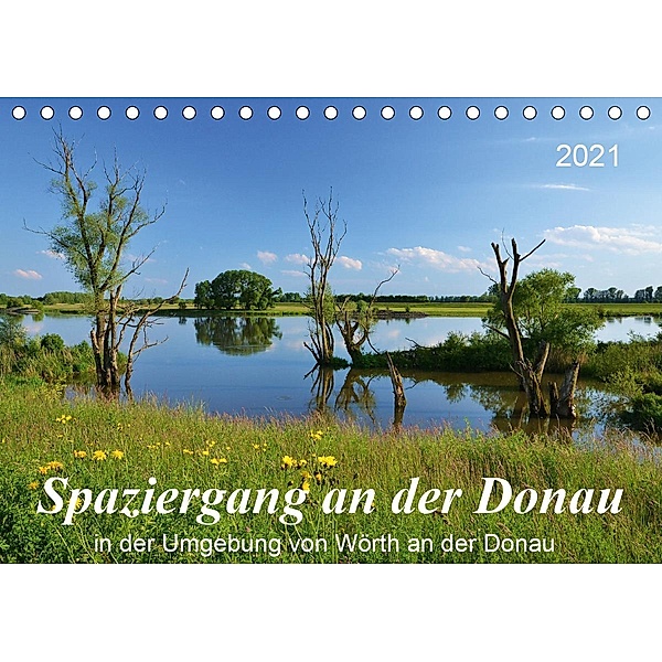 Spaziergang an der Donau (Tischkalender 2021 DIN A5 quer), Jutta Heußlein