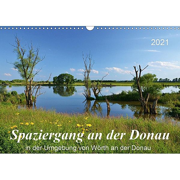 Spaziergang an der Donau (Wandkalender 2021 DIN A3 quer), Jutta Heußlein