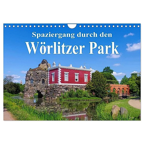 Spaziergang durch den Wörlitzer Park (Wandkalender 2024 DIN A4 quer), CALVENDO Monatskalender, LianeM