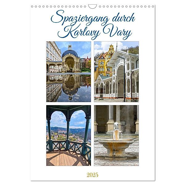 Spaziergang durch Karlovy Vary (Wandkalender 2025 DIN A3 hoch), CALVENDO Monatskalender, Calvendo, Kerstin Waurick