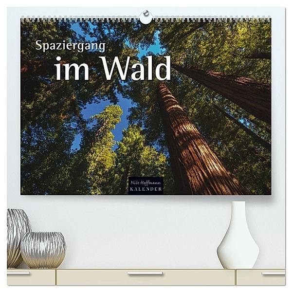 Spaziergang im Wald (hochwertiger Premium Wandkalender 2024 DIN A2 quer), Kunstdruck in Hochglanz, Nils Hoffmann