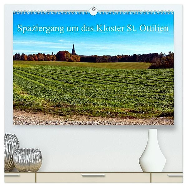 Spaziergang um das Kloster St. Ottilien (hochwertiger Premium Wandkalender 2024 DIN A2 quer), Kunstdruck in Hochglanz, Martina Marten