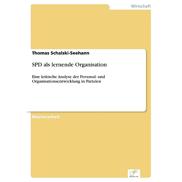 SPD als lernende Organisation, Thomas Schalski-Seehann