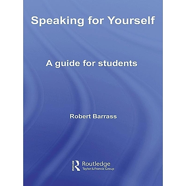 Speaking for Yourself, Robert Barrass