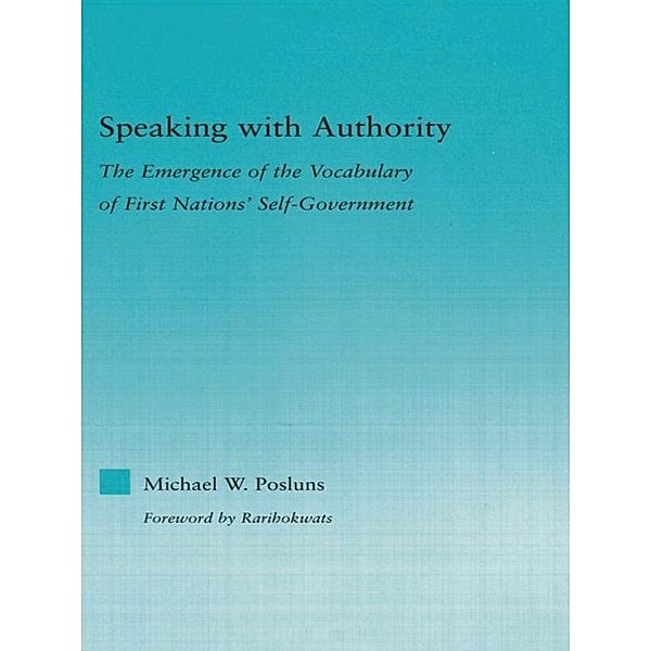 Speaking with Authority, Michael W. Posluns