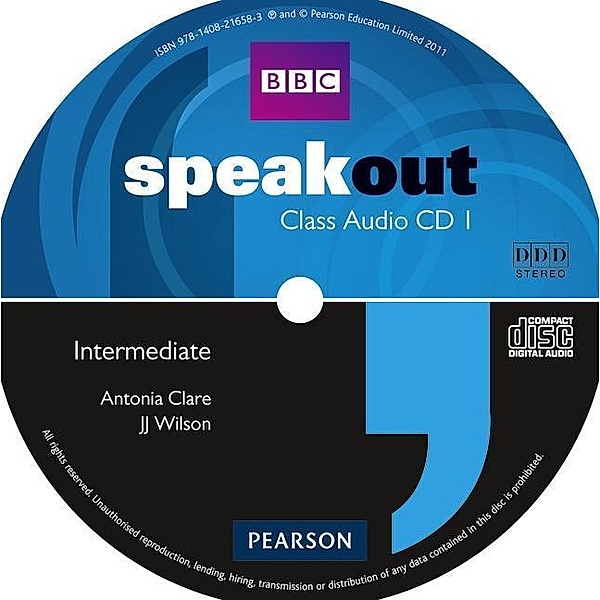 Speakout: Intermediate, 3 Class Audio-CDs, Antonia Clare
