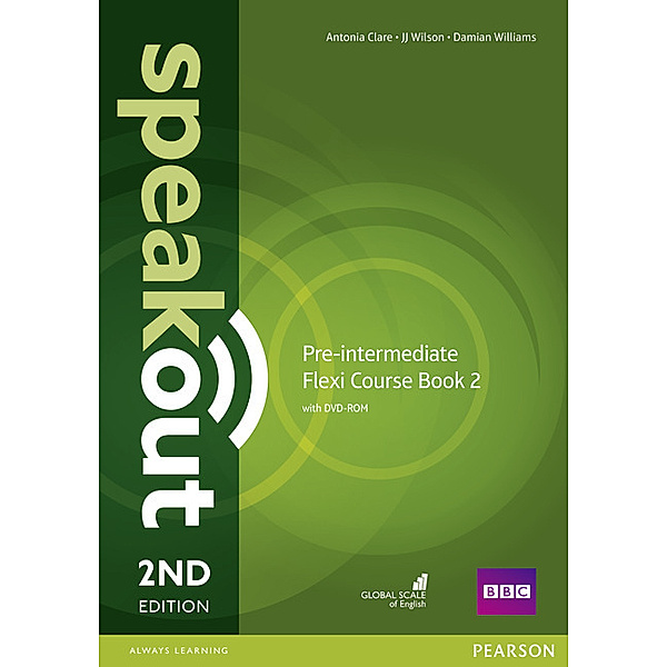 Speakout Pre-Intermediate, 2nd edition / Flexi Coursebook 2, w. DVD-ROM, Antonia Clare, J J Wilson