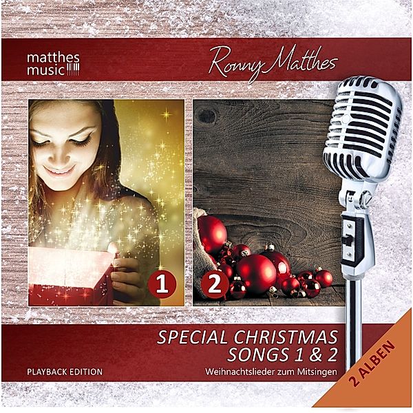 Special Christmas Songs (1 & 2)-Playback/Karaoke, Ronny Matthes