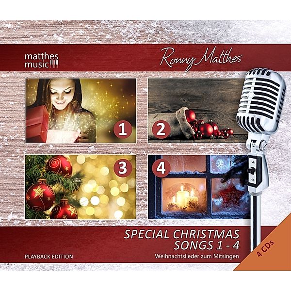 Special Christmas Songs (1-4)-Playback/Karaoke, Ronny Matthes