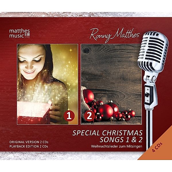 Special Christmas Songs (Vol.1&2) Mit Playback Cds, Ronny Matthes