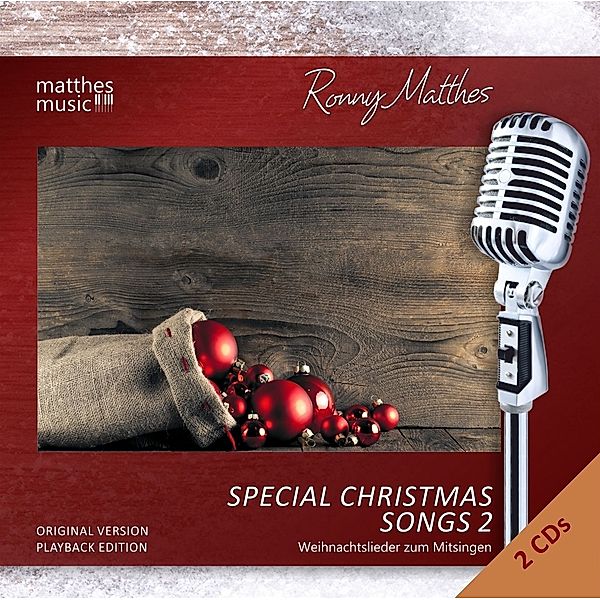 Special Christmas Songs,Vol. 2 - Inkl. Playback Cd, Ronny Matthes
