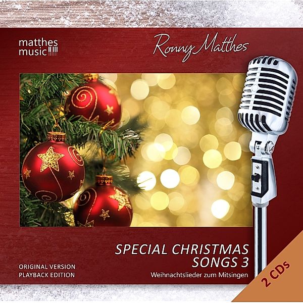 Special Christmas Songs (Vol.3) Mit Playback Cd, Ronny Matthes