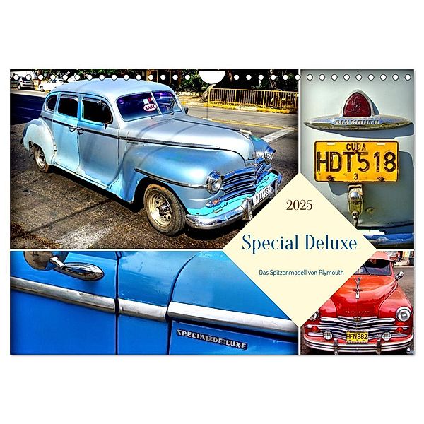 Special Deluxe - Das Spitzenmodell von Plymouth (Wandkalender 2025 DIN A4 quer), CALVENDO Monatskalender, Calvendo, Henning von Löwis of Menar