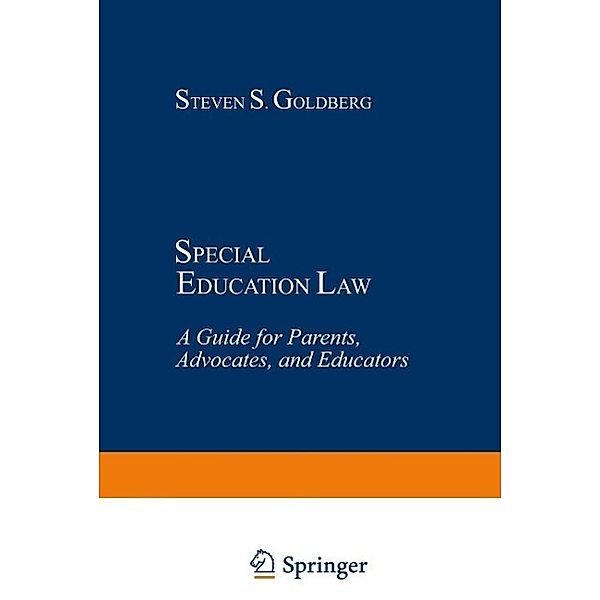 Special Education Law, Steven S. Goldberg