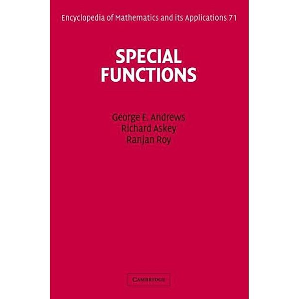 Special Functions, George E. Andrews