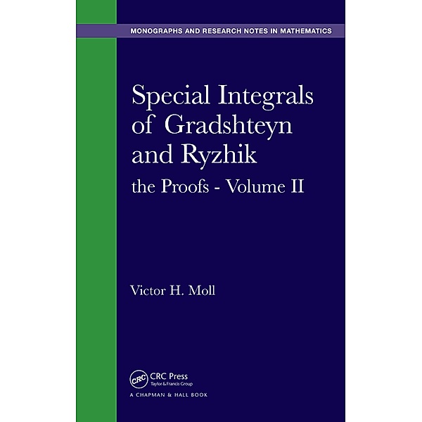 Special Integrals of Gradshteyn and Ryzhik, Victor H. Moll