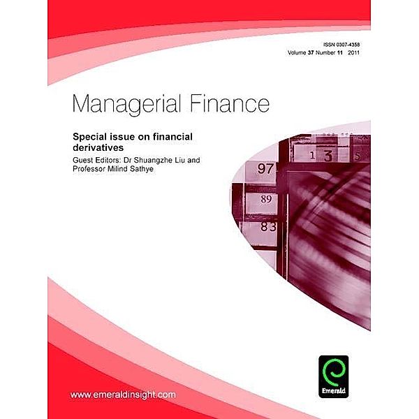 Special issue on financial derivatives