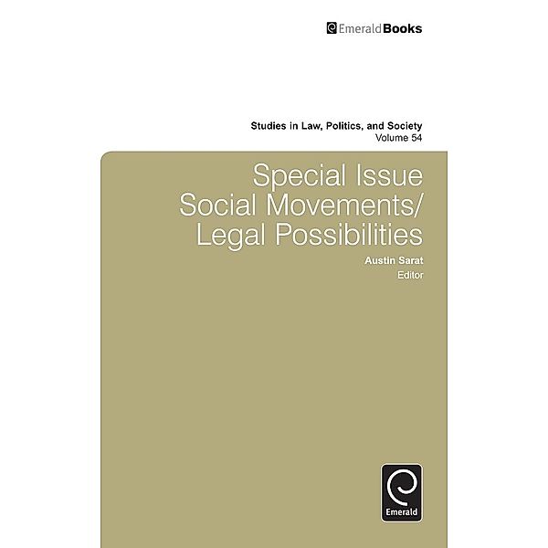 Special Issue: Social Movements/Legal Possibilities