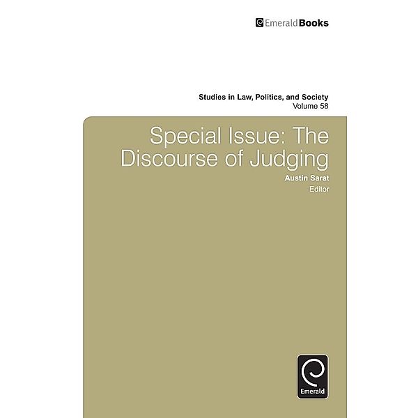 Special Issue: The Discourse of Judging