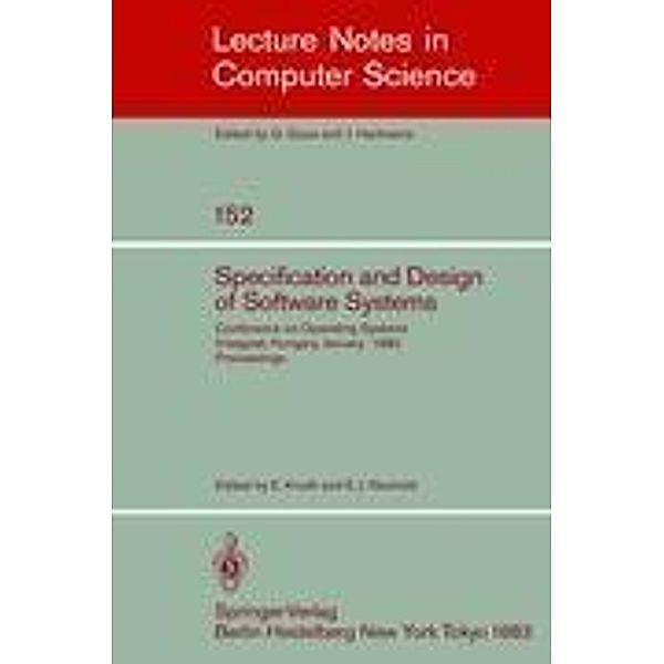 Specification and Design of Software Systems