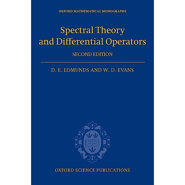 Spectral Theory and Differential Operators, David Edmunds, Des Evans
