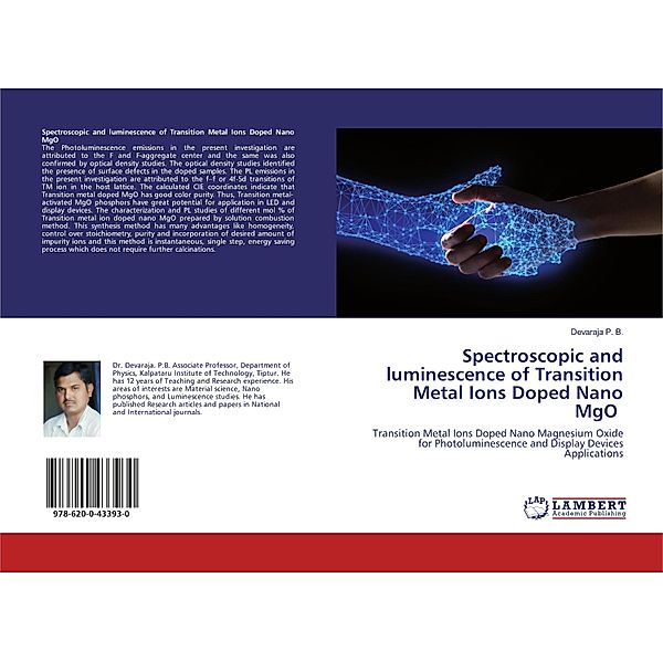 Spectroscopic and luminescence of Transition Metal Ions Doped Nano MgO, Devaraja P. B.