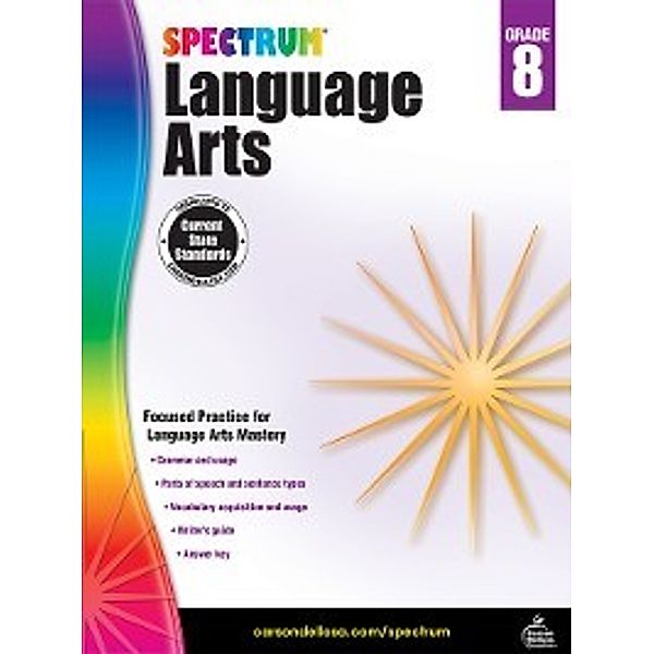 Spectrum: Spectrum Language Arts, Grade 8