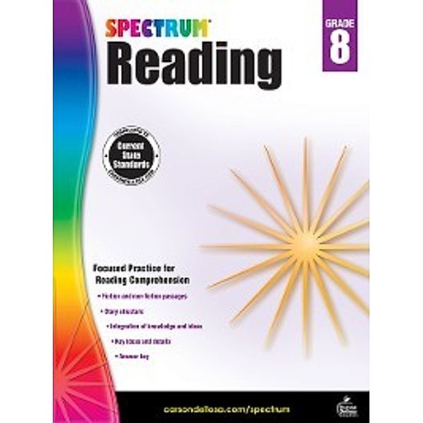 Spectrum: Spectrum Reading Workbook, Grade 8