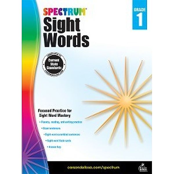 Spectrum: Spectrum Sight Words, Grade 1