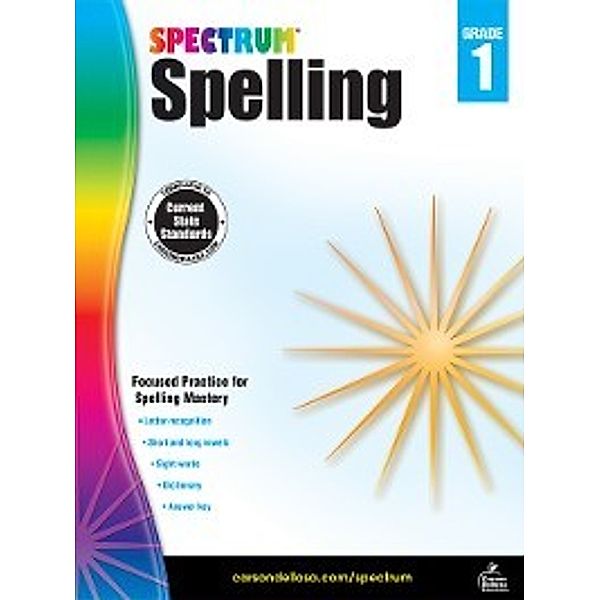 Spectrum: Spectrum Spelling, Grade 1