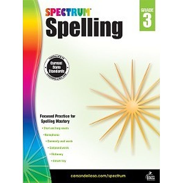 Spectrum: Spectrum Spelling, Grade 3